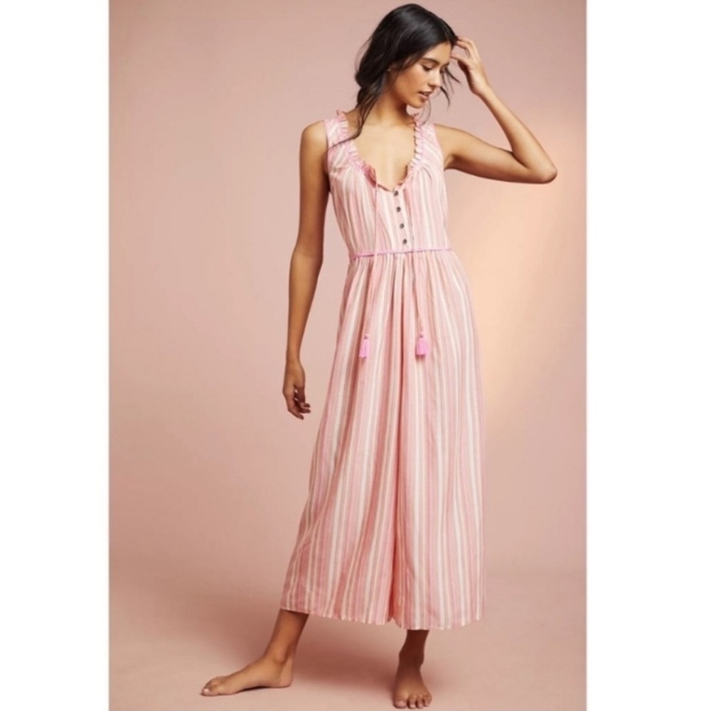 Anthropologie Visayas Wide Leg Jumpsuit